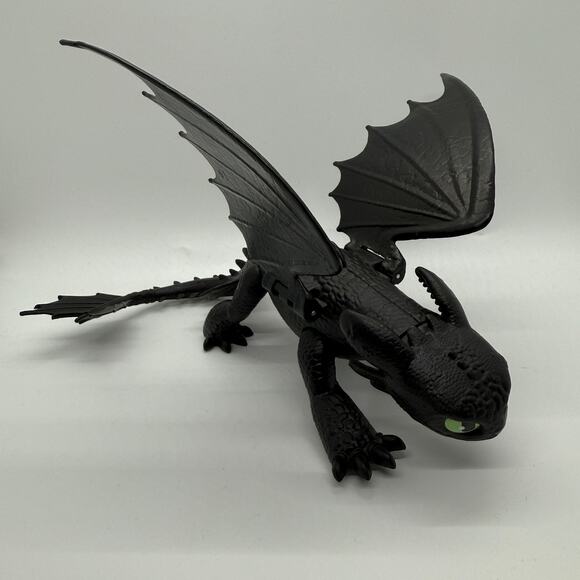 How To Train Your Dragon Action Figures Lot Toothless Night Fury Httyd Toy - Picture 2 of 7
